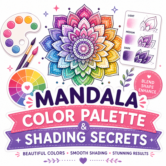 Mandala Color Palette & Shading Secrets